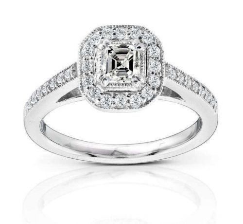 ASSCHER DIAMOND HALO